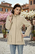 ciao millano anna rain jacket in khaki