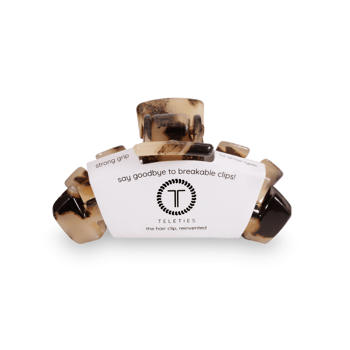 Teleties | Classic Tortoise Small Claw Hair Clip