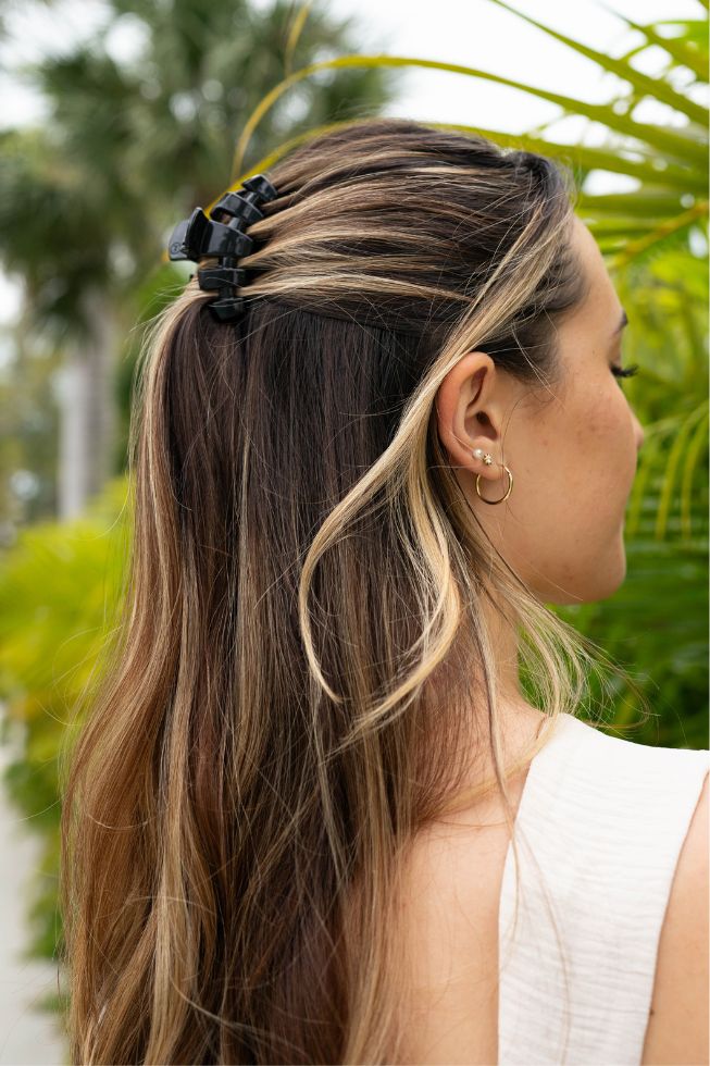 Teleties | Classic Tortoise Small Claw Hair Clip
