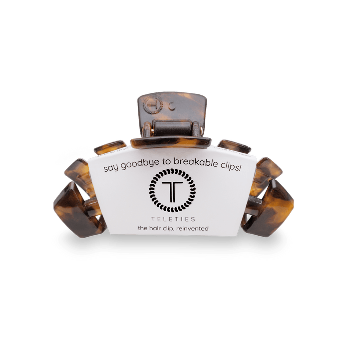 Teleties | Classic Tortoise Small Claw Hair Clip