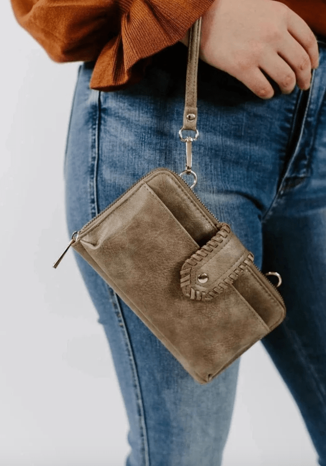 Mimi Wholesale | Cloister Collection | Abby Smartphone Crossbody - Olive | Cloister Collection | HANDBAGS