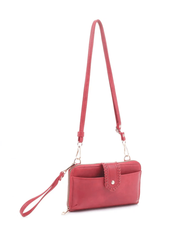 Mimi Wholesale | Cloister Collection | Abby Smartphone Wallet Crossbody - red | Cloister Collection | HANDBAGS