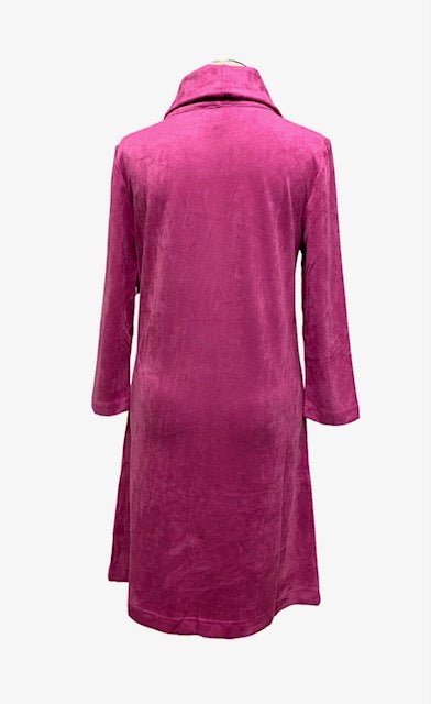 Way | Cloister Collection | Cowl Neck Dress Fushia | Cloister Collection | PL APPAREL