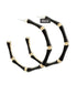 Golden Stella | Cloister Collection | Enamel Bamboo Hoops | Cloister Collection | JEWELRY