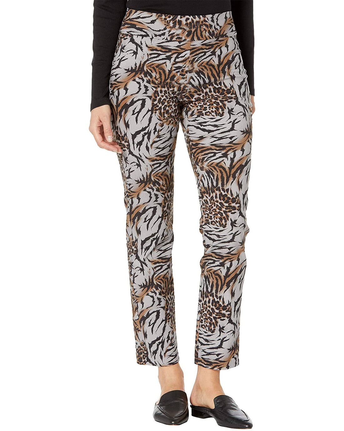Krazy Larry P507 Pull on Pant - Taupe Tiger