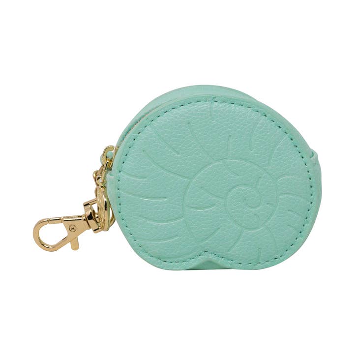 Mini Keychain Pouch - Shell