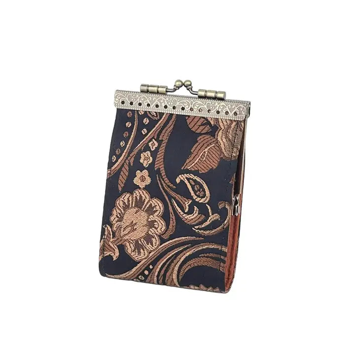 Cathayana | Peony Brocade Card Holder
