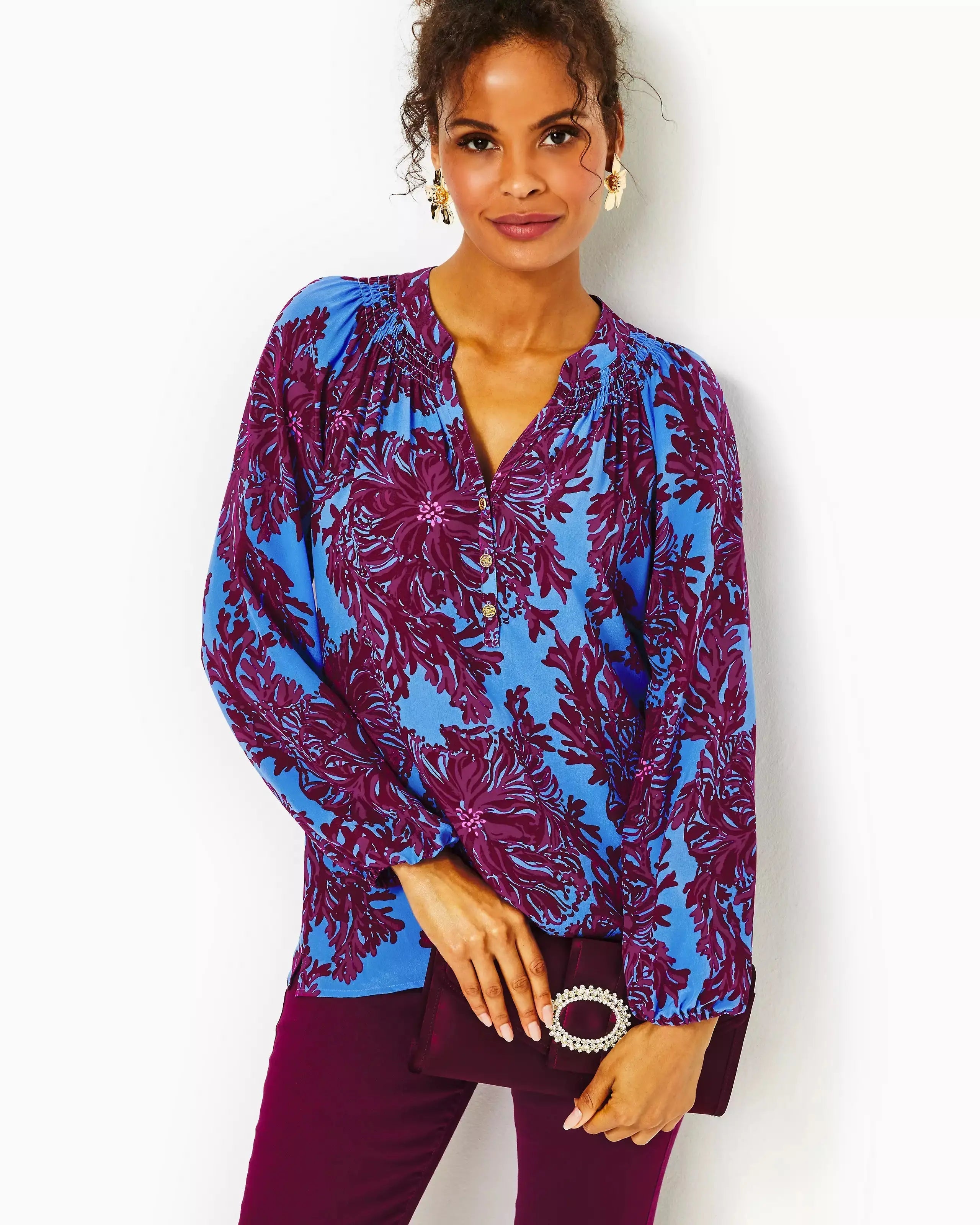 Lilly Pulitzer | Elsa Silk Top | Cloister Collection | LADIES