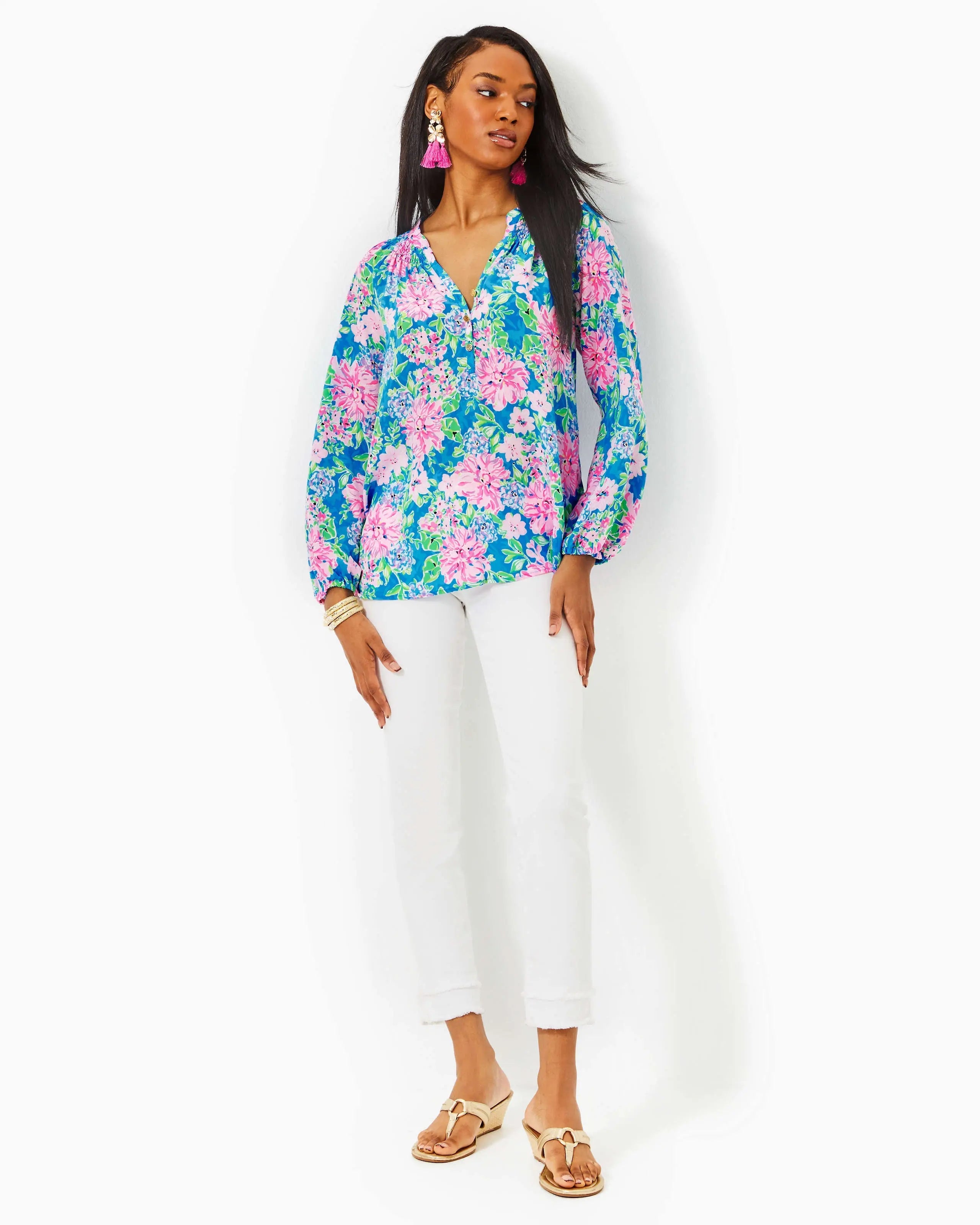 Lilly Pulitzer | Elsa Silk Top | Cloister Collection | LADIES