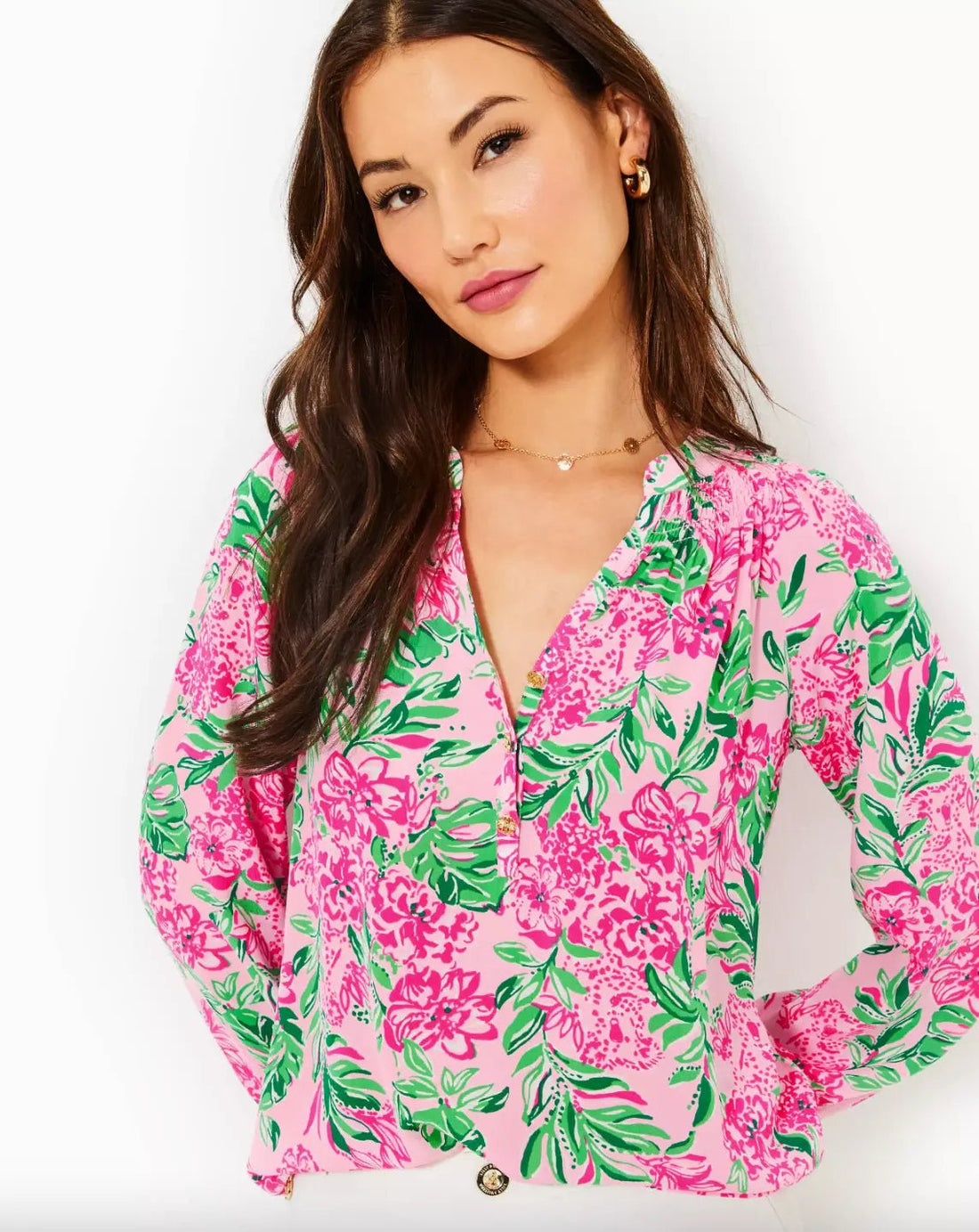 Lilly Pulitzer | Elsa Silk Top | Cloister Collection | LADIES