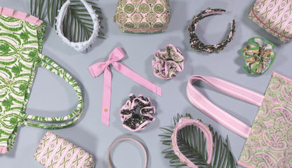 Bow Clip, Oleander Pink