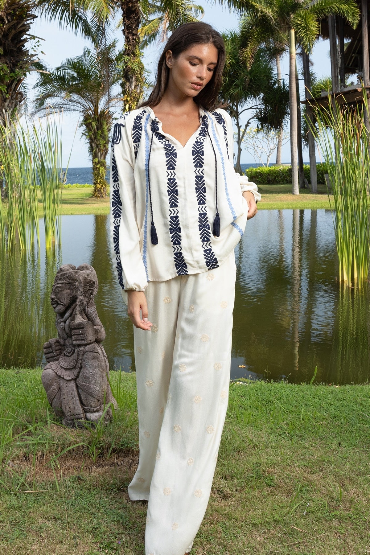 Flore Blouse - Ecru