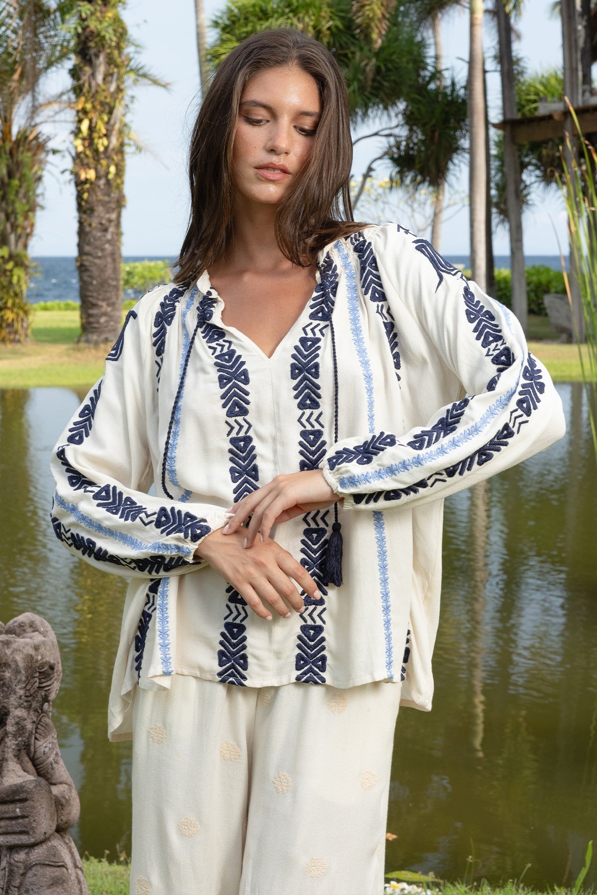 Flore Blouse - Ecru