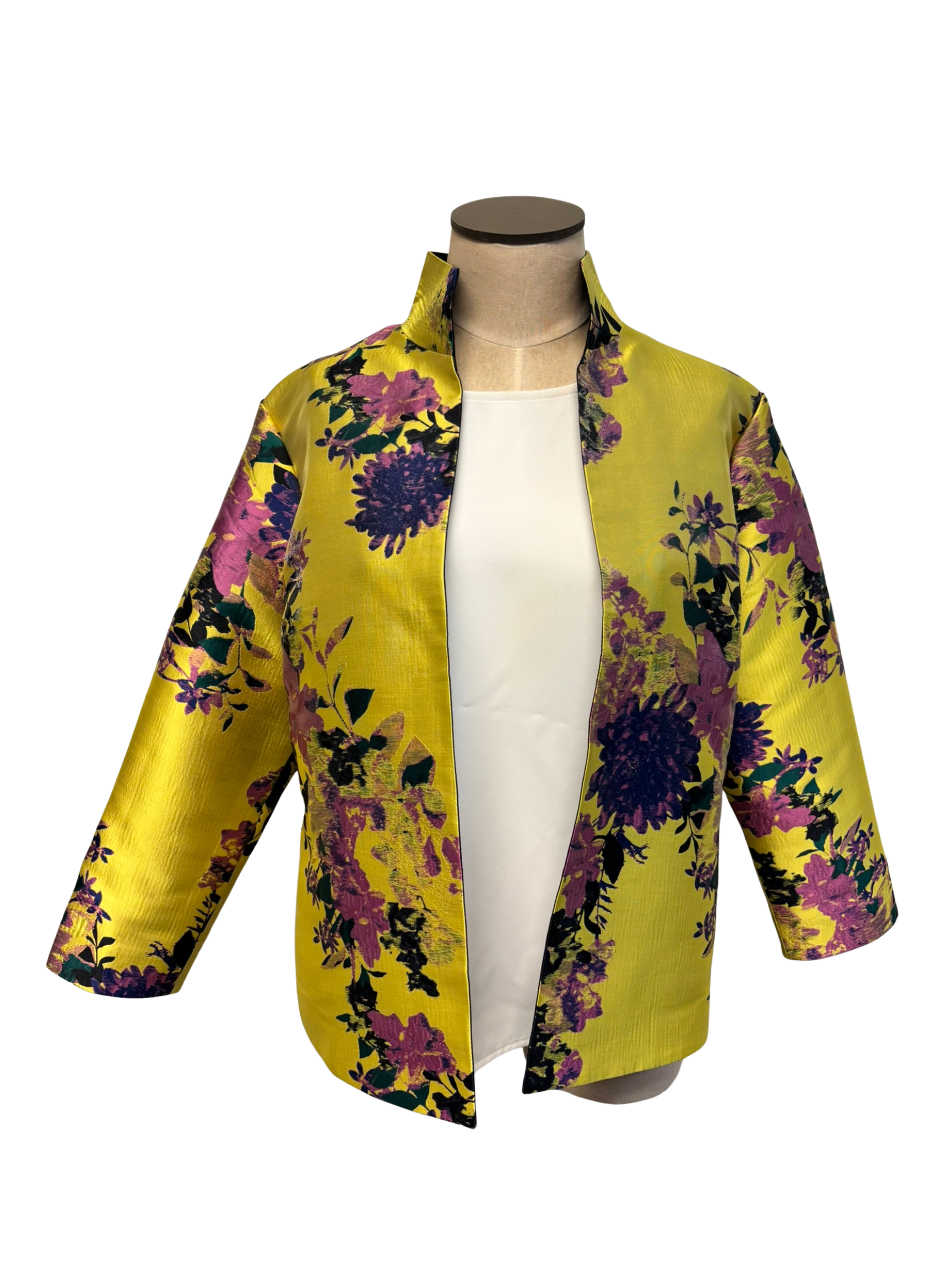 Grace Chuang | Yellow Floral Jacket