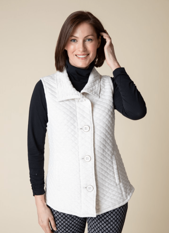 Habitat | Habitat | Quilted Knit Quilted Vest | Cloister Collection | MISSYSPORTSWEAR