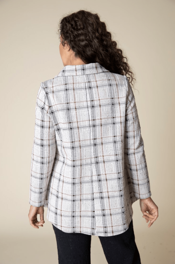 Habitat | Habitat | Speckle Knit Plaid Swing Jacket | Cloister Collection | MISSYSPORTSWEAR