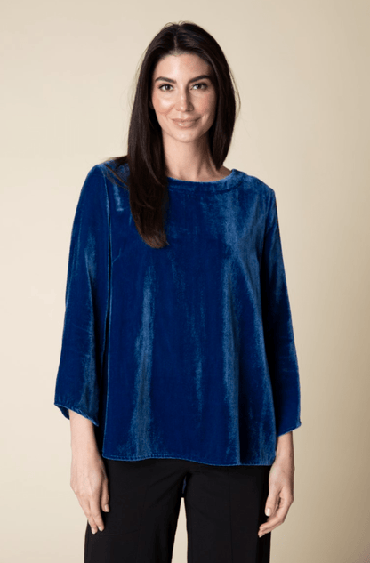 Habitat | Habitat | Velvet Button Back Pullover | Cloister Collection | MISSYSPORTSWEAR