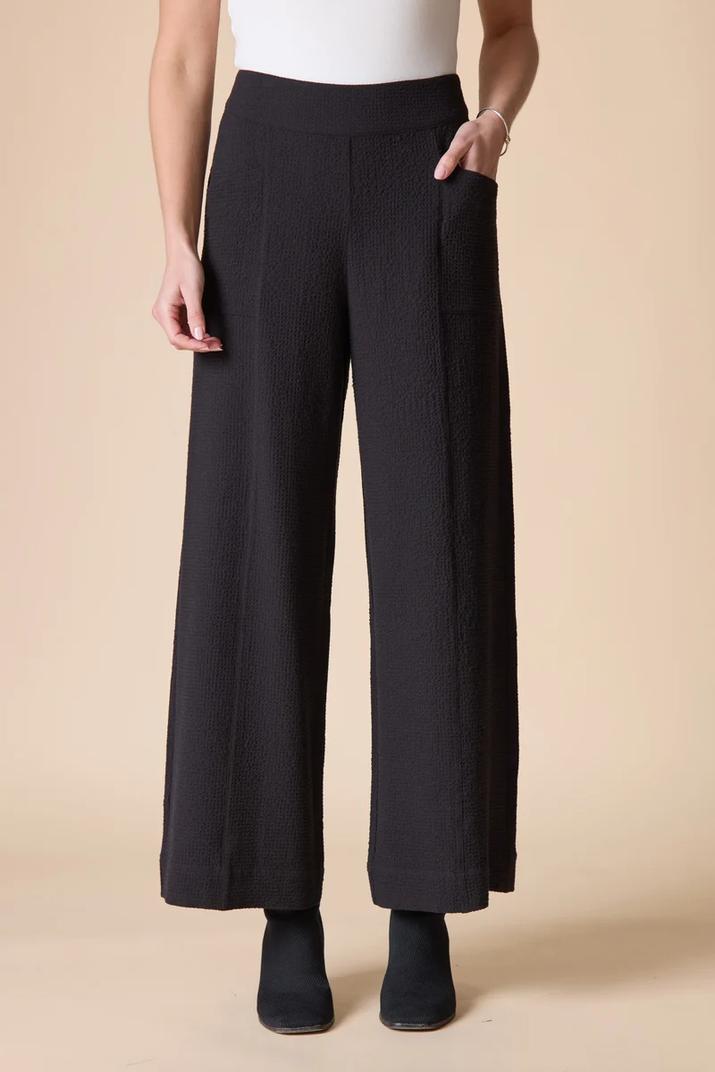habitat Crinkle Crepe Aria Pant black