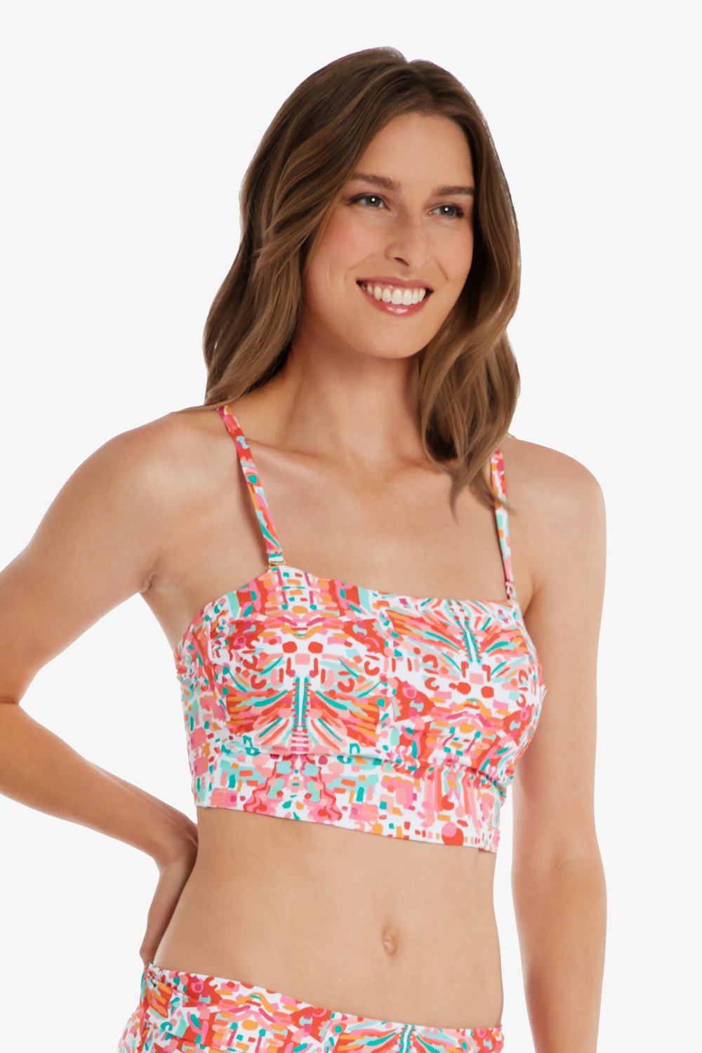 Helen Jon | Helen Jon | Midi Bandeau Top | Cloister Collection | SWIM