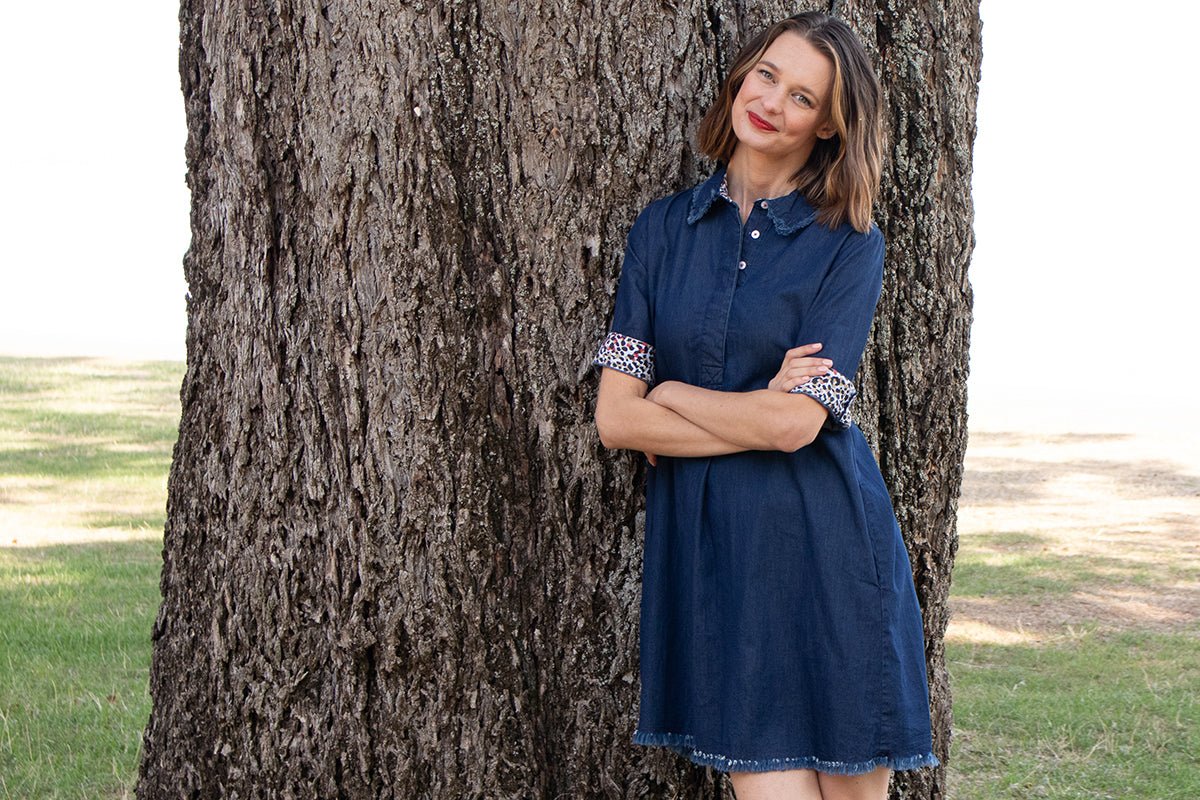 Dizzy Lizzie | Hyannis Dress Denim | Cloister Collection | DRESSES