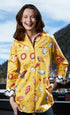 Dizzy Lizzie | Jackson Hole Tunic "The Thanksgiving Shirt" Pie Print | Cloister Collection | SHIRT