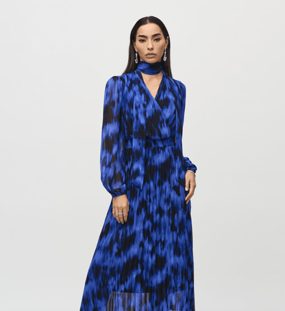 Joseph Ribkoff | Joseph Ribkoff | Chiffon Midi Dress | Cloister Collection | COCKTAIL