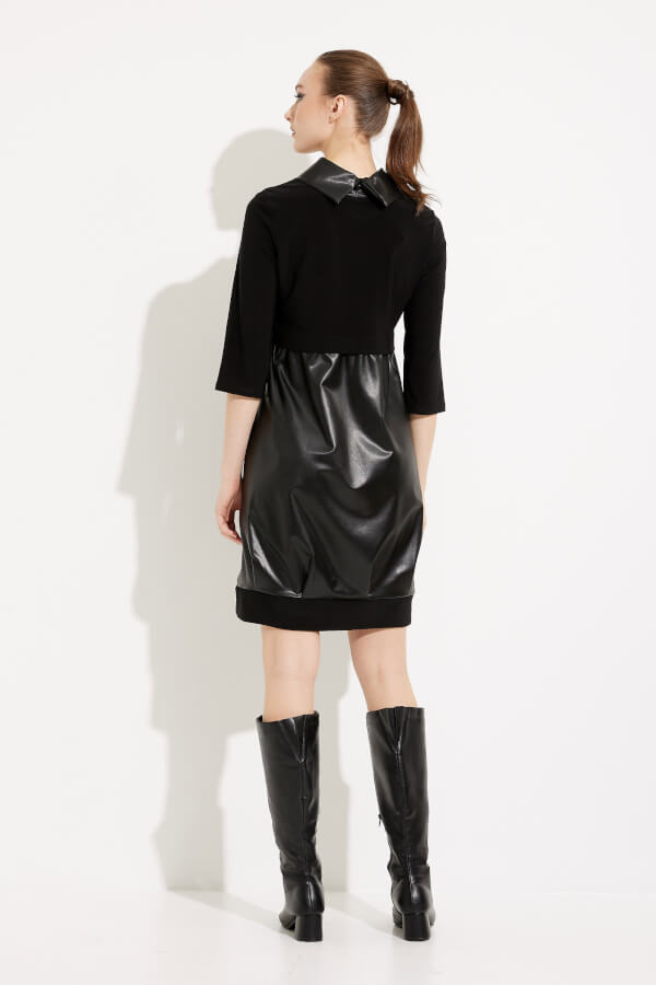 Joseph Ribkoff | Dress W/pleather Skirt