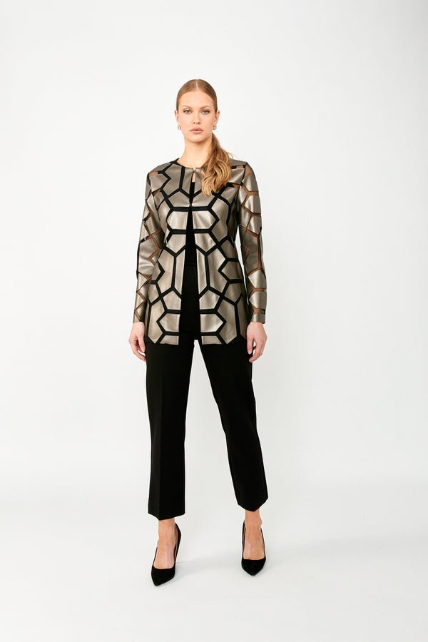 Joseph Ribkoff | Joseph Ribkoff | Geometric Jacket | Cloister Collection | EVENINGSEPARATE