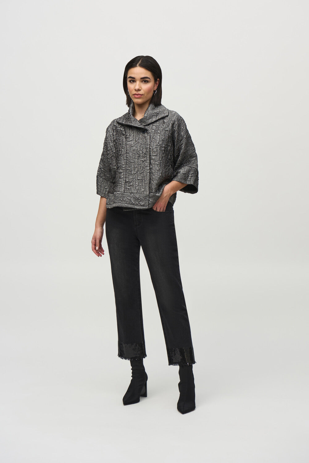 Joseph Ribkoff | Jacquard Boxy Jacket