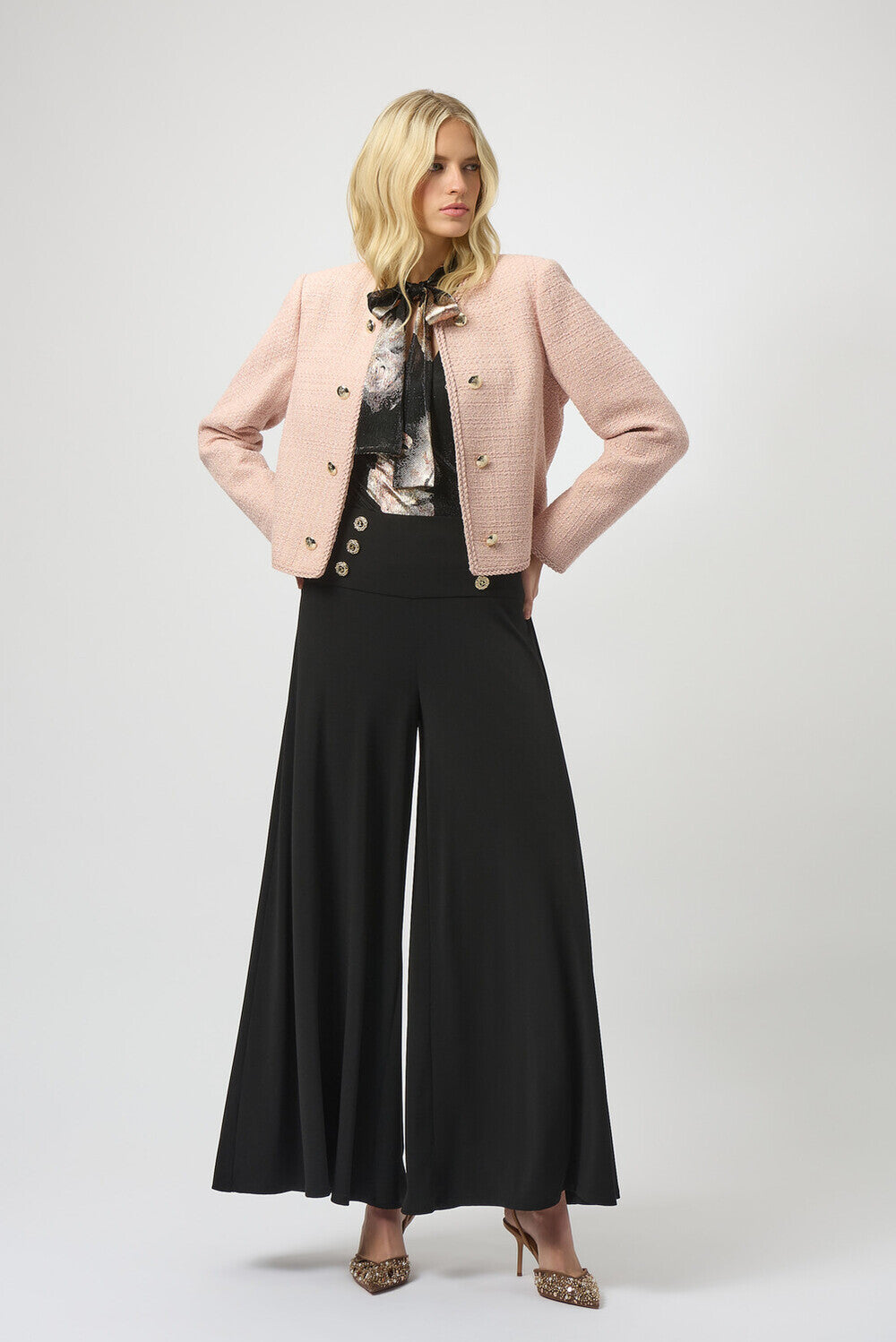 Joseph Ribkoff | Boucle Jacket - Rose