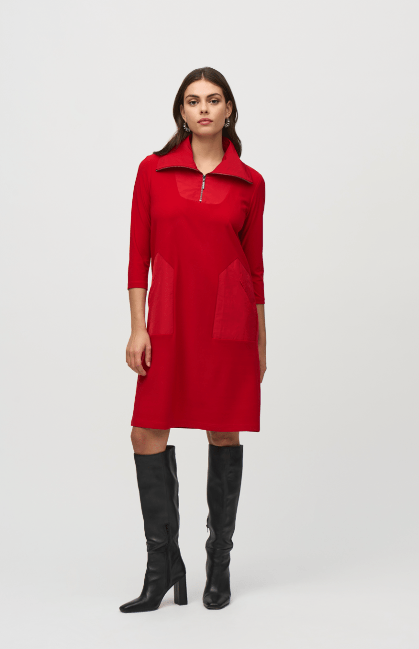 Joseph Ribkoff | Joseph Ribkoff | Knit Zipper Dress | Cloister Collection | UPDATED MATURE