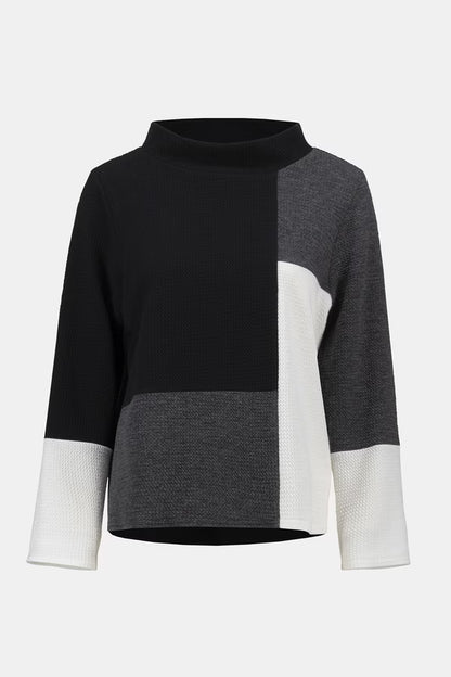 Joseph Ribkoff | Knit Color- Block Top