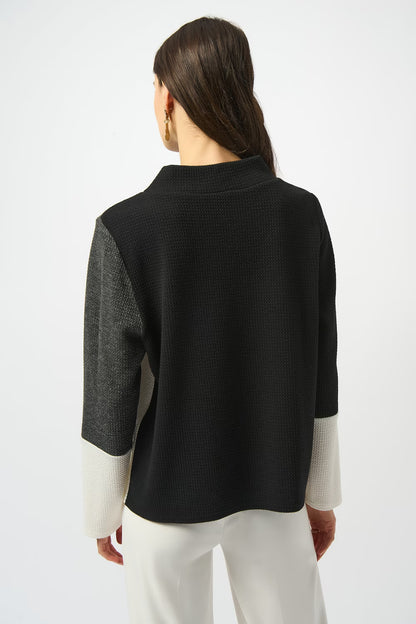 Joseph Ribkoff | Knit Color- Block Top