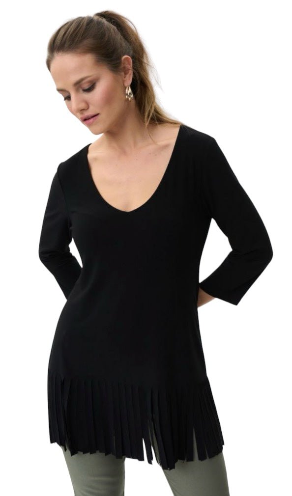 Joseph Ribkoff | Joseph Ribkoff | Tunic W/fringe | Cloister Collection | EVENINGSEPARATE