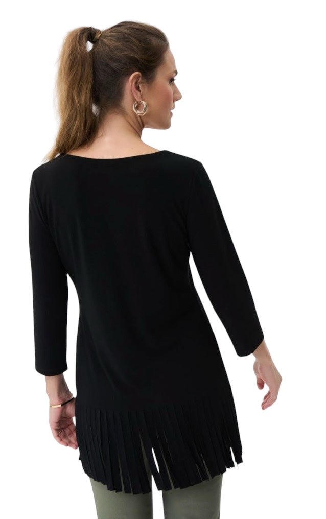 Joseph Ribkoff | Joseph Ribkoff | Tunic W/fringe | Cloister Collection | EVENINGSEPARATE