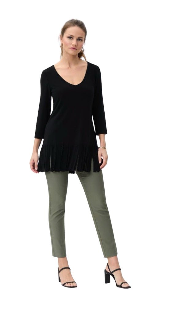 Joseph Ribkoff | Joseph Ribkoff | Tunic W/fringe | Cloister Collection | EVENINGSEPARATE