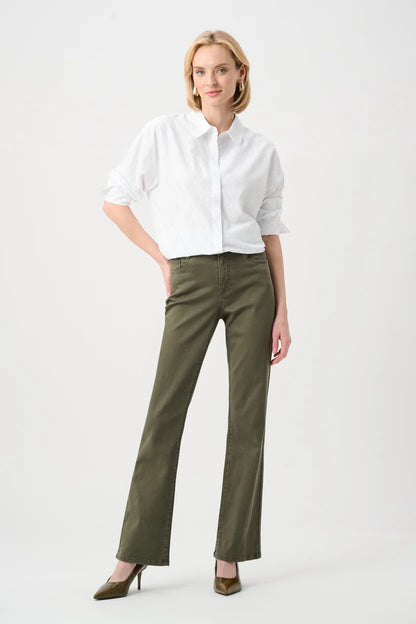 joseph ribkoff Rhinestone Harlequin Button-Down Shirt 263922