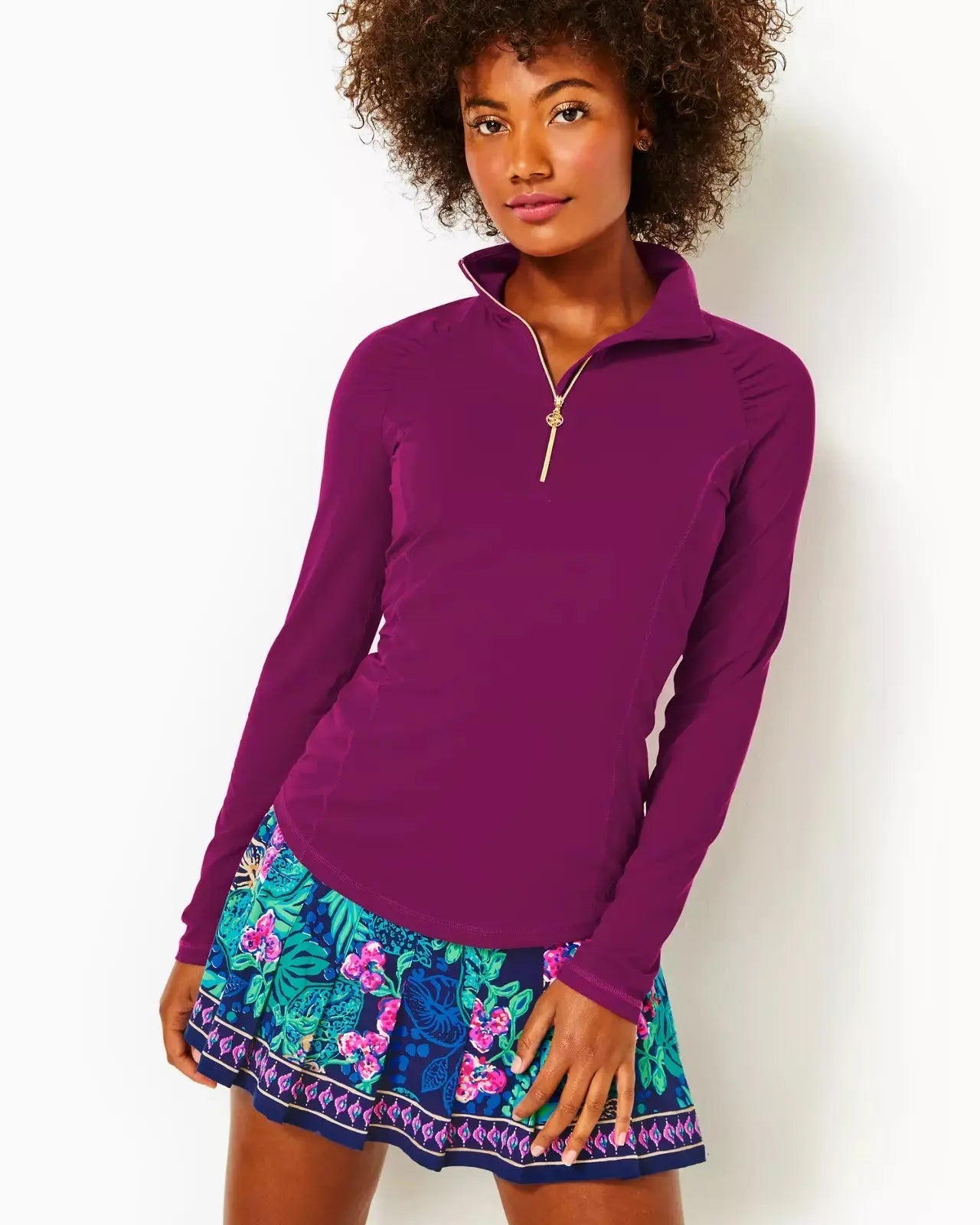 Lilly Pulitzer | Justine Half Zip Pullover | Cloister Collection | LADIES