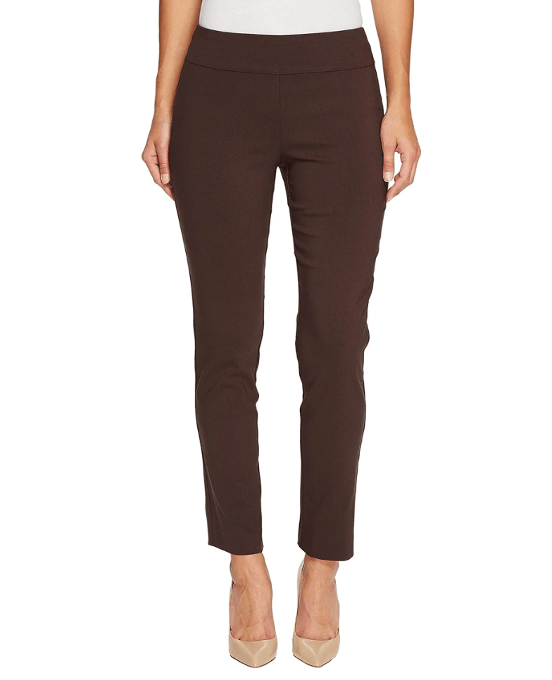 Krazy Larry | Krazy Larry | Pull on Pant Chocolate | Cloister Collection | SWEATERSSEPARAT