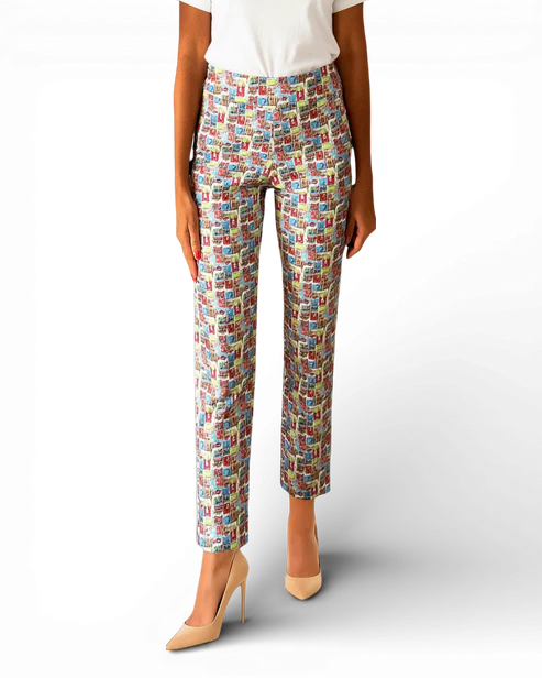 Krazy Larry multicolored patterned pants 