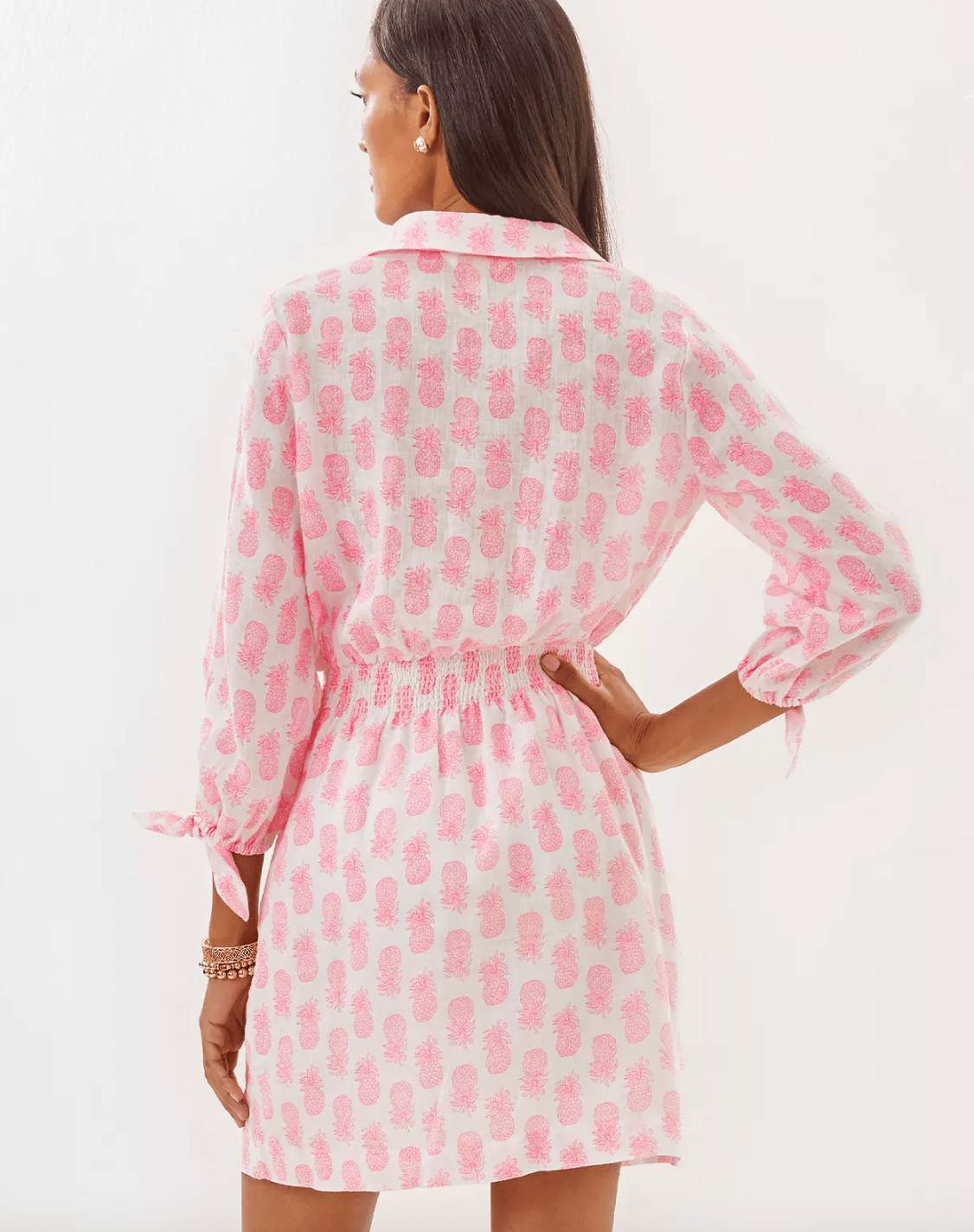 Lilly Pulitzer | Lilly Pulitzer | Abralynn Long Sleeve Linen Shirtdress | Cloister Collection | LADIES