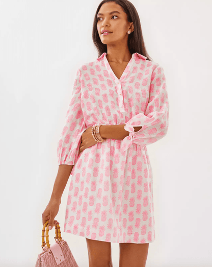 Lilly Pulitzer | Lilly Pulitzer | Abralynn Long Sleeve Linen Shirtdress | Cloister Collection | LADIES