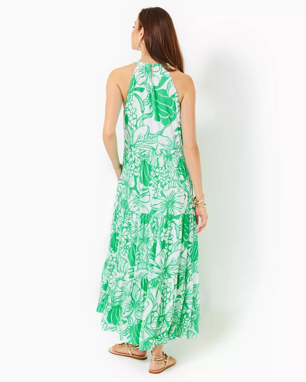 Lilly Pulitzer | Lilly Pulitzer | Beccalyn Halter Maxi Dres | Cloister Collection | LADIES