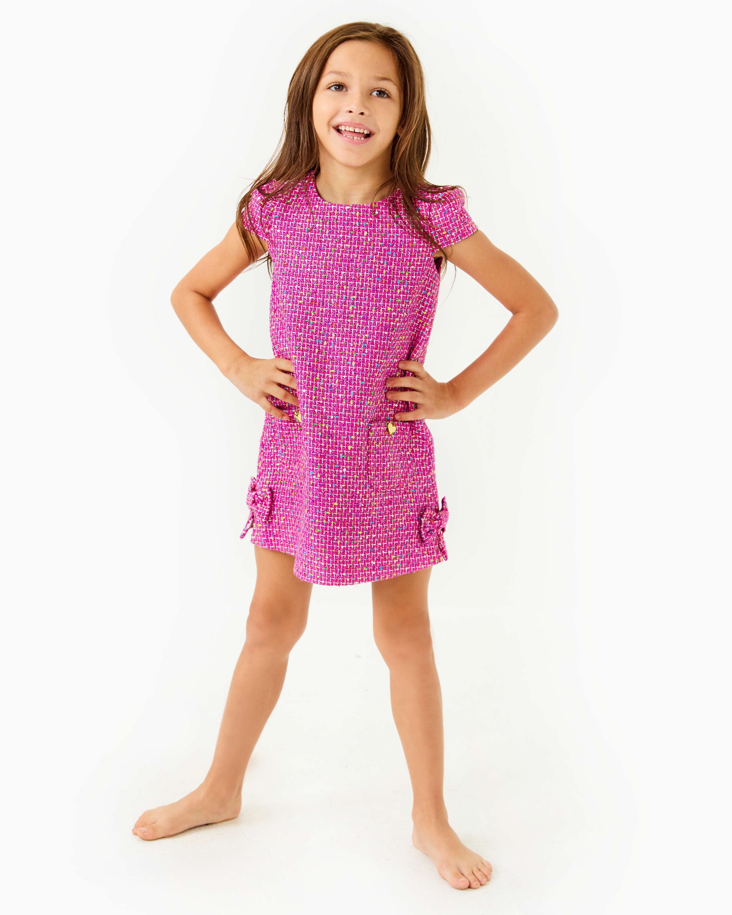 Lilly Pulitzer | Lilly Pulitzer | Girls Little Lilly Short Sleeve Shift Dress | Cloister Collection | CHILDRENS