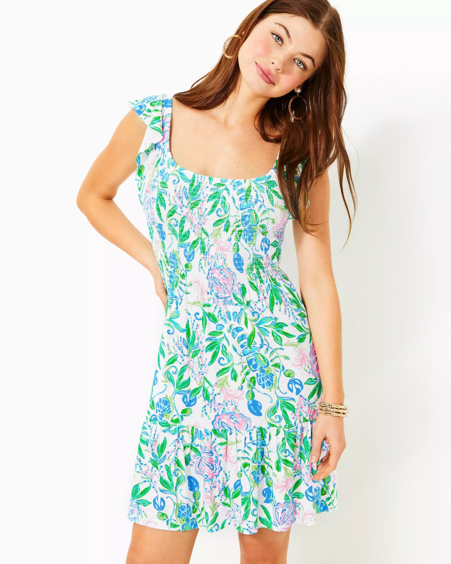 Lilly Pulitzer | Lilly Pulitzer | Jilly Smocked Dress | Cloister Collection | LADIES