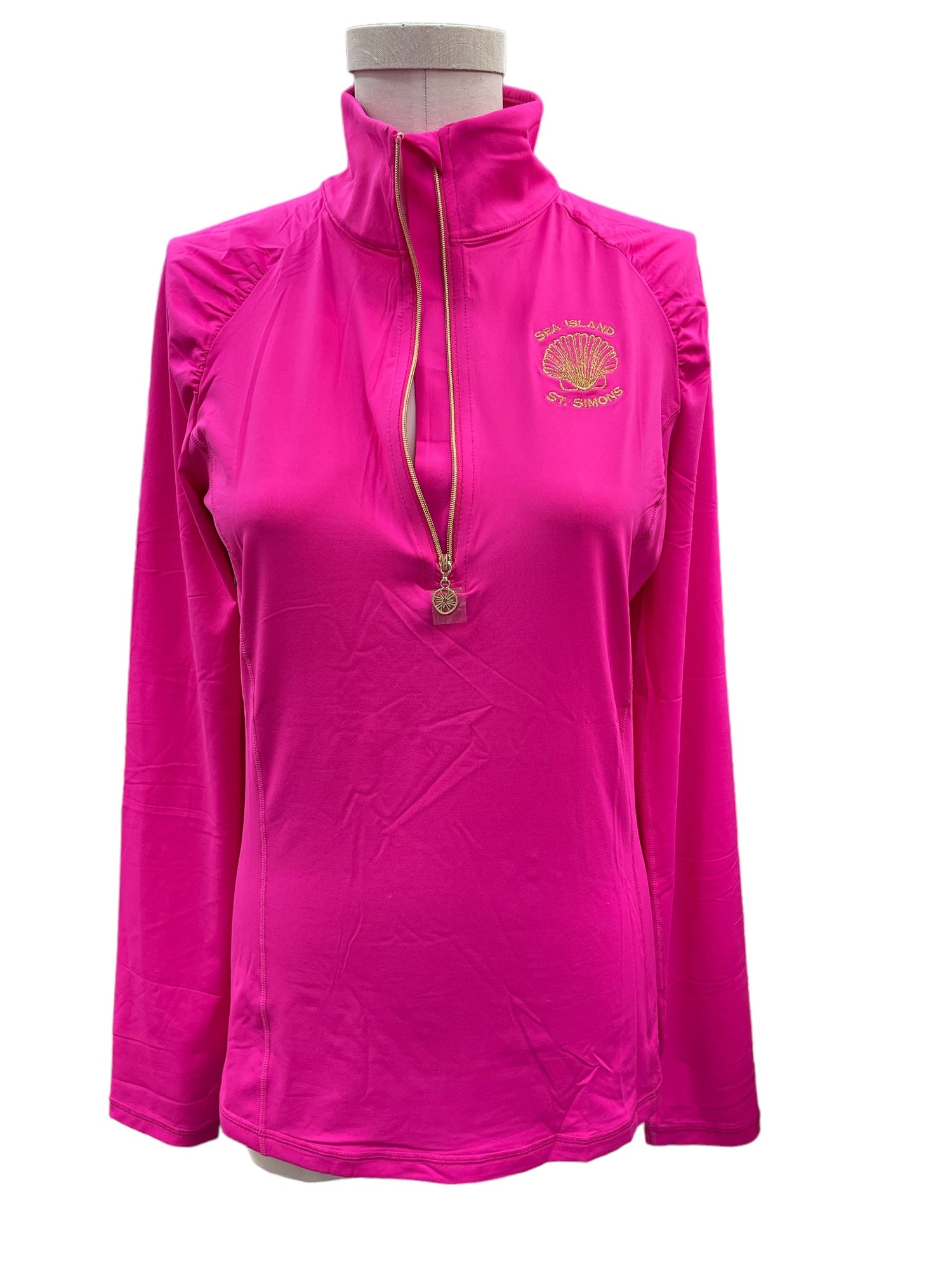 Lilly Pulitzer | Lilly Pulitzer | Justine Half Zip Upf 50+ Logo | Cloister Collection | LADIES