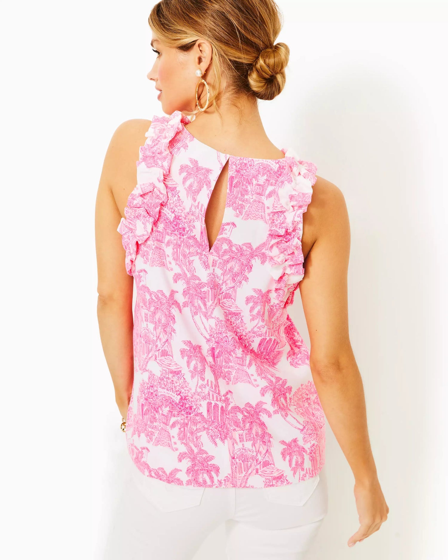 Lilly Pulitzer | Lilly Pulitzer | Kailee Sleeveless Ruffle | Cloister Collection | LADIES