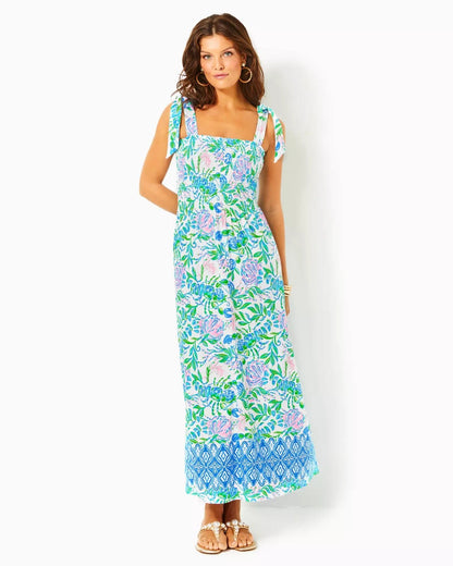 Lilly Pulitzer | Lilly Pulitzer | Kailua Smocked Maxi Dress | Cloister Collection | LADIES