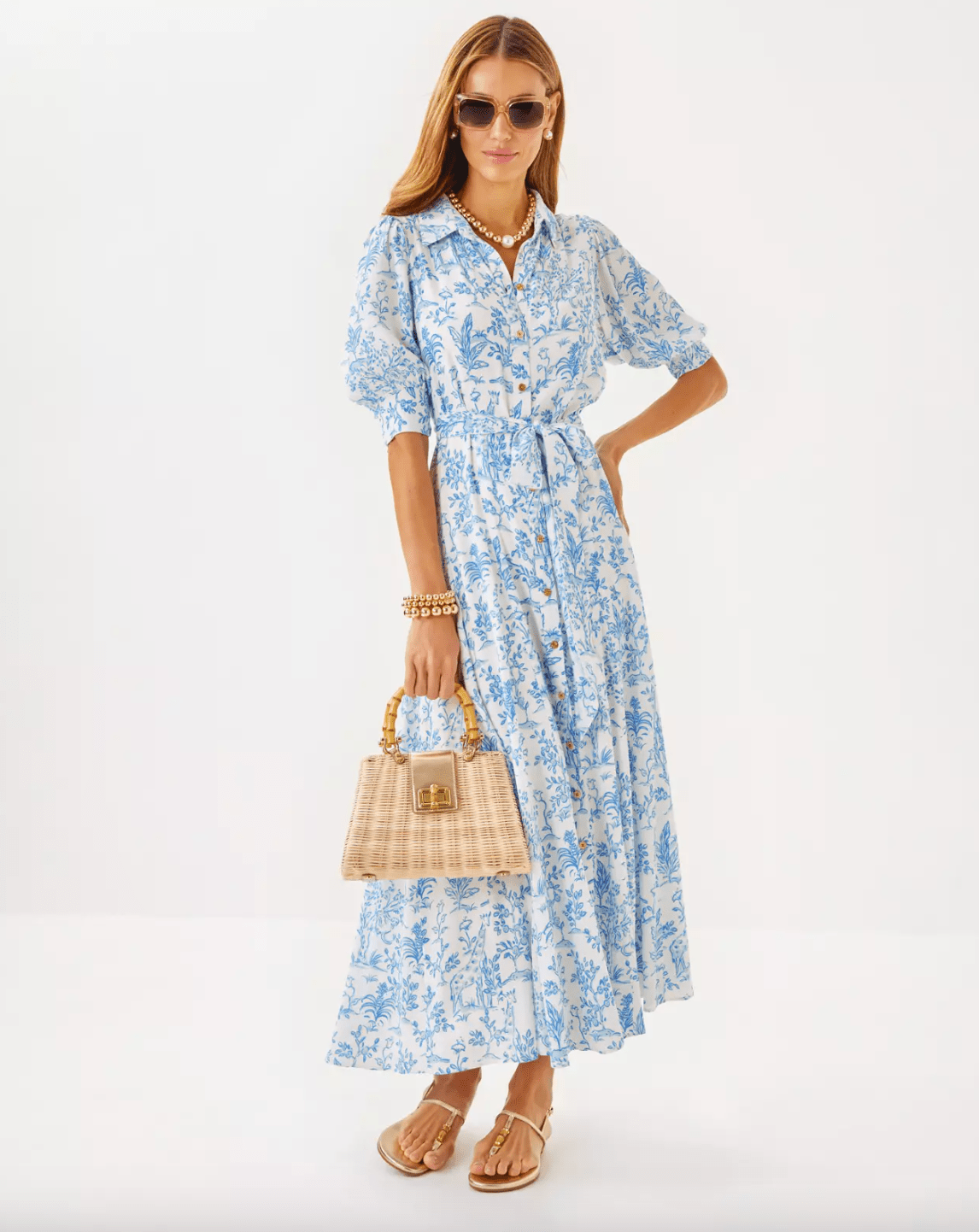 Lilly Pulitzer | Lilly Pulitzer | Larkyn Midi Shirtdress | Cloister Collection | LADIES