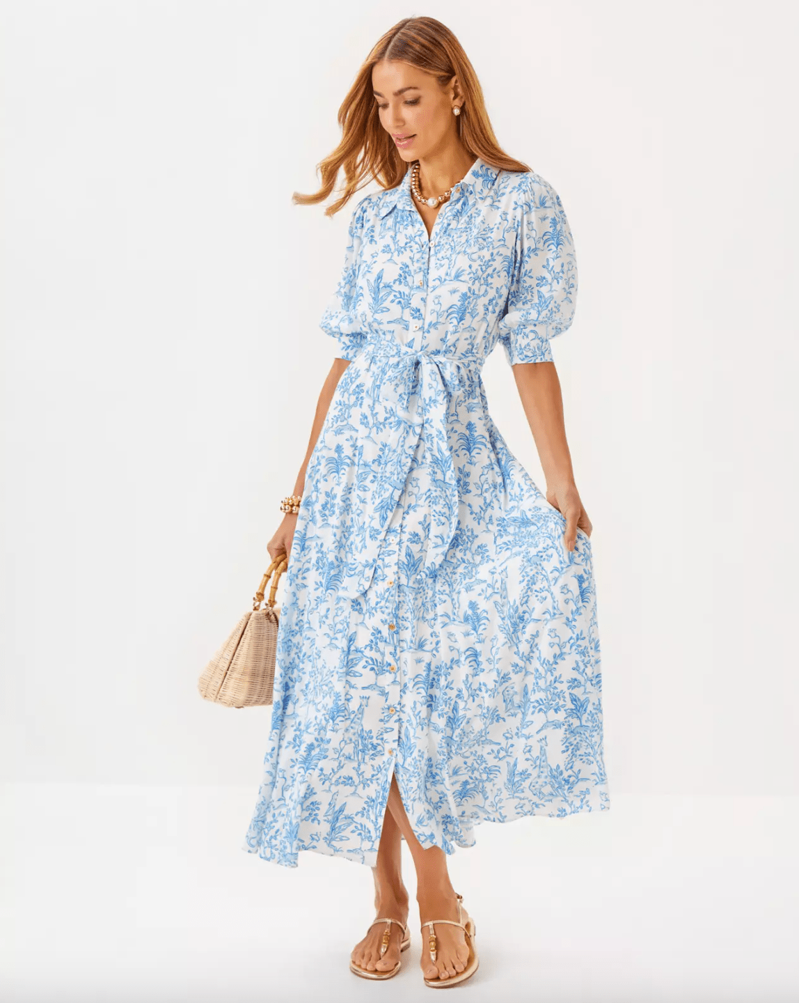 Lilly Pulitzer | Lilly Pulitzer | Larkyn Midi Shirtdress | Cloister Collection | LADIES